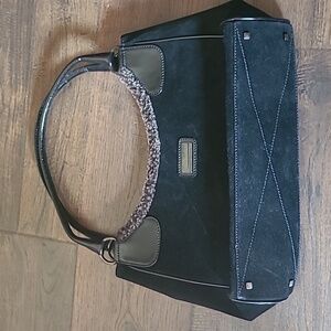 Y2K Stuart Weitzman Vintage Suede Shoulder Bag